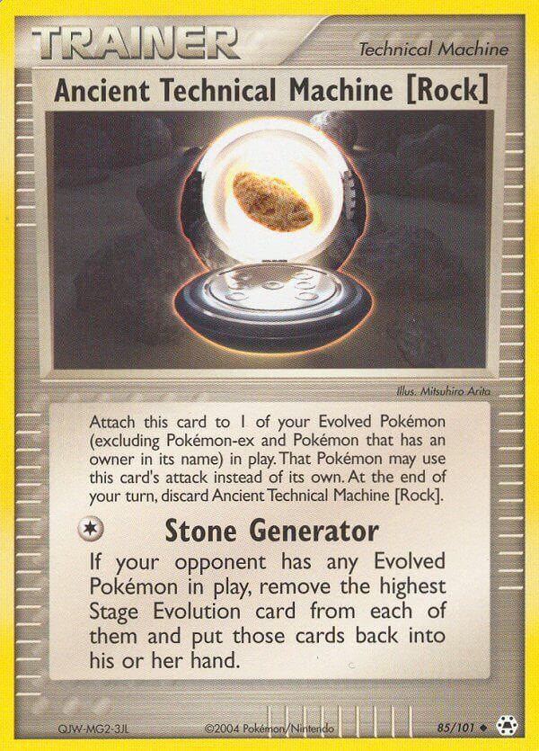 Carte Pokémon: Ancient Technical Machine [Rock] [Machine Technique Ancienne [Pierre]]