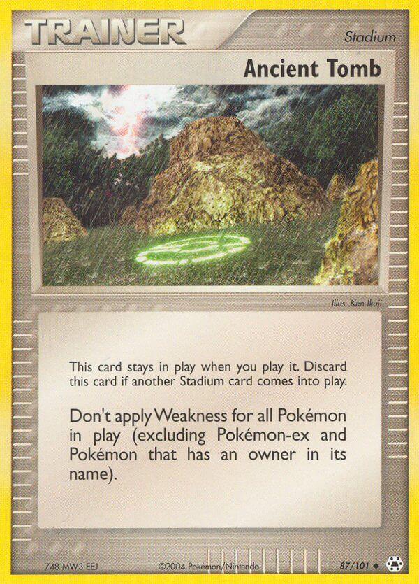 Carte Pokémon: Ancient Tomb [Tombeau antique]