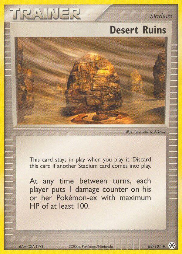 Carte Pokémon: Desert Ruins [Ruines désert]