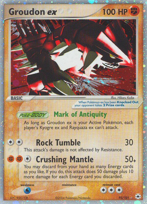 Carte Pokémon: Groudon ex [Groudon ex]