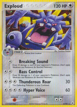 Carte Pokémon: Exploud