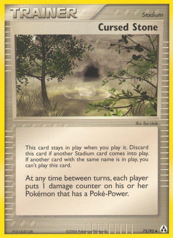 Carte Pokémon: Cursed Stone [Pierre maléfique]