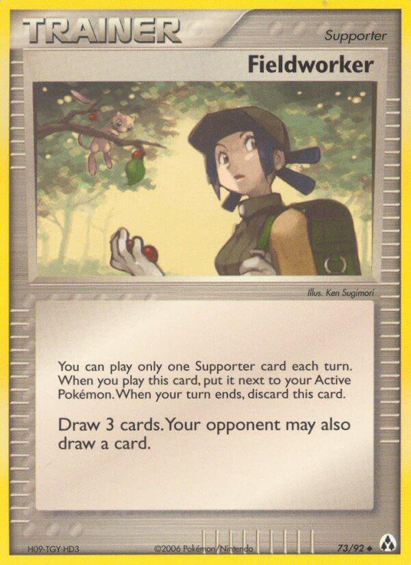 Carte Pokémon: Fieldworker [Travailleur de terrain]