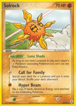 Carte Pokémon: Solrock