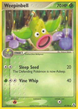 Carte Pokémon: Weepinbell