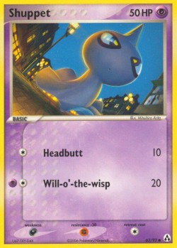 Carte Pokémon: Shuppet