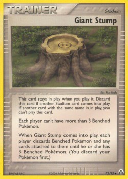 Carte Pokémon: Giant Stump