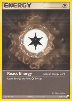Carte Pokémon: React Energy