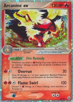 Carte Pokémon: Arcanine ex