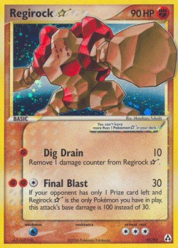 Carte Pokémon: Regirock star