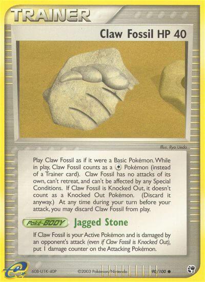 Carte Pokémon: Claw Fossil [Fossile griffe]