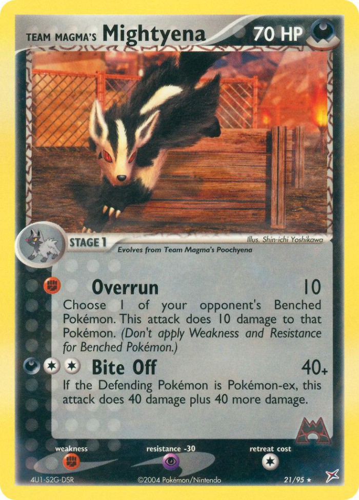 Carte Pokémon: Team Magma's Mightyena [Grahyena de Team Magma]