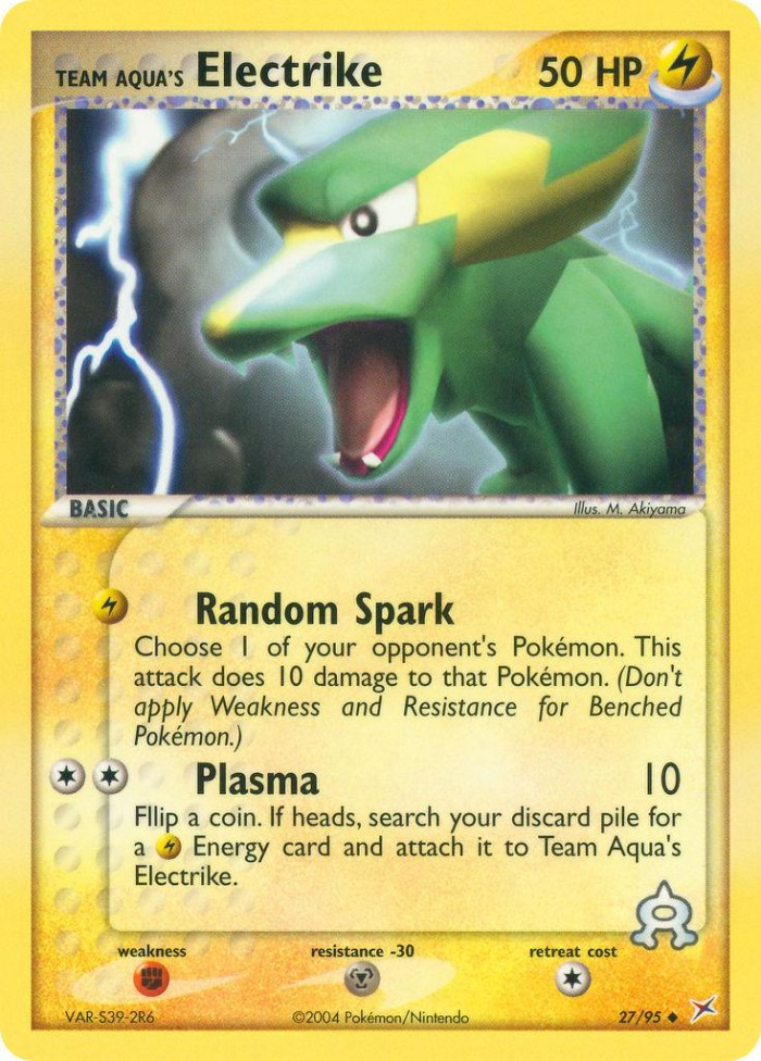 Carte Pokémon: Team Aqua's Electrike [Dynavolt de Team Aqua]