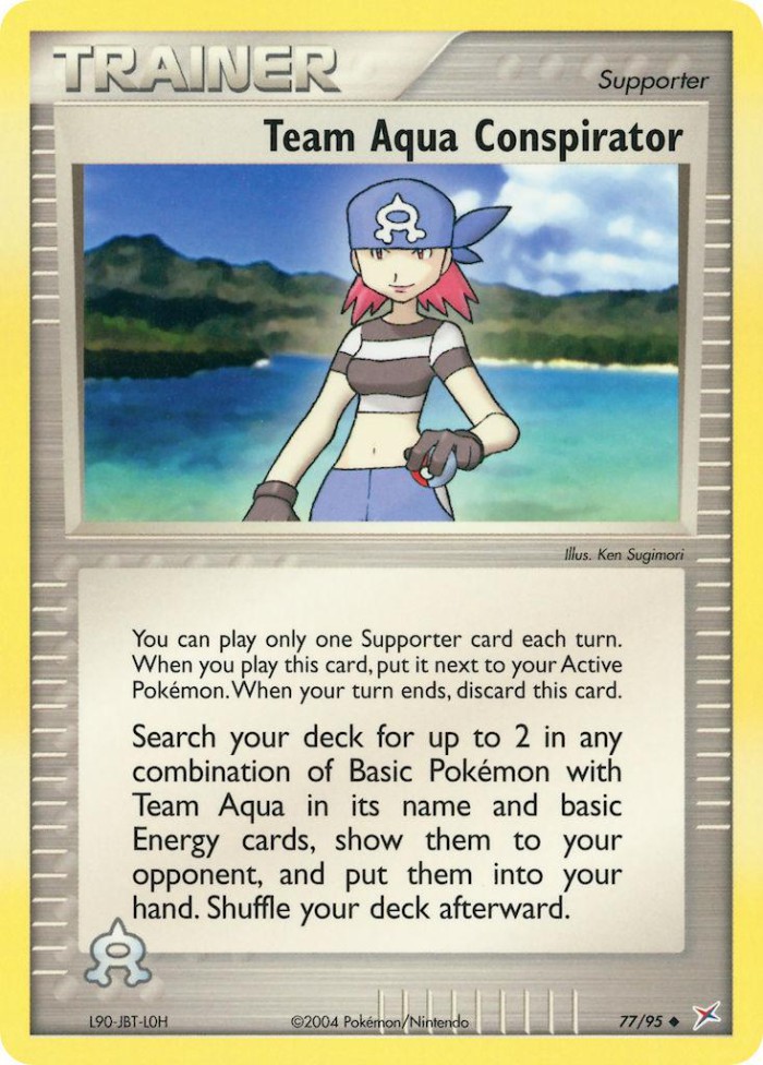 Carte Pokémon: Team Aqua Conspirator [Conspirateur de Team Aqua]