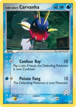 Carte Pokémon: Team Aqua's Carvanha