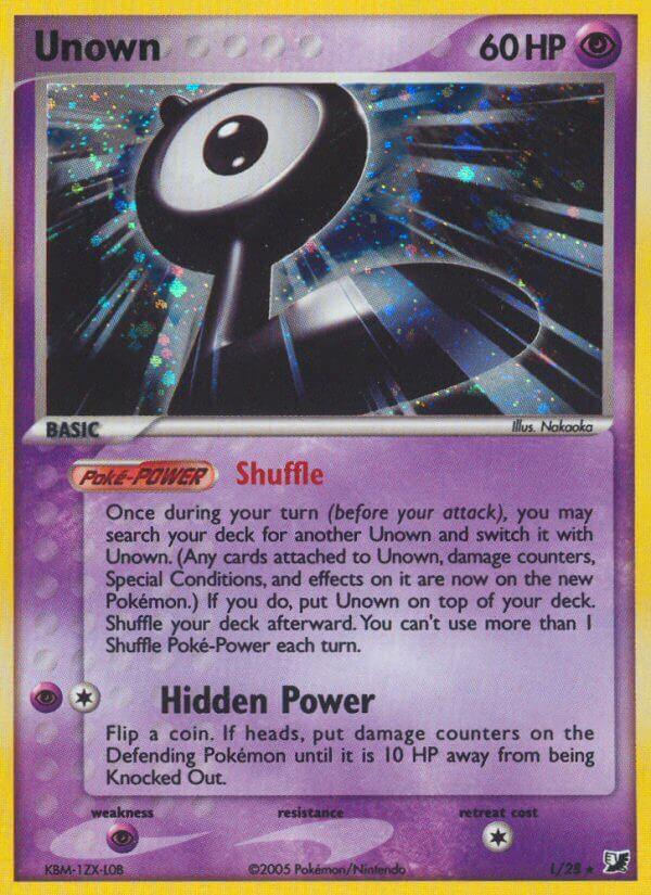 Carte Pokémon: Unown [Zarbi]