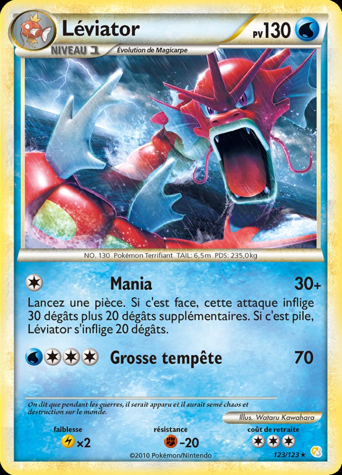 Carte Pokémon: Gyarados [Léviator]