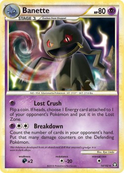 Carte Pokémon: Banette
