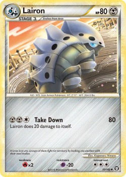 Carte Pokémon: Lairon