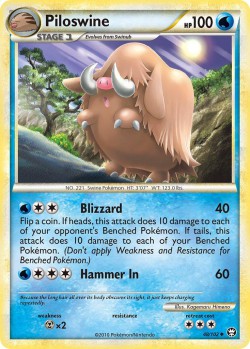 Carte Pokémon: Piloswine