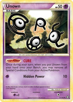 Carte Pokémon: Unown