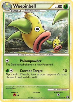 Carte Pokémon: Weepinbell