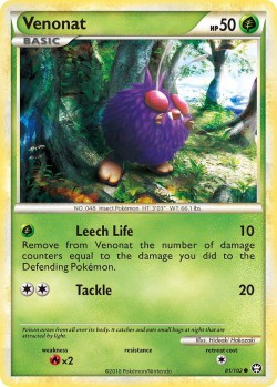 Carte Pokémon: Venonat