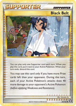 Carte Pokémon: Black Belt