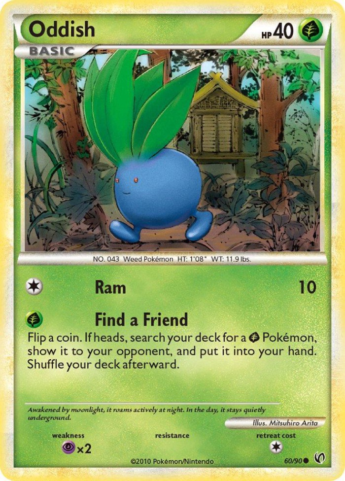 Carte Pokémon: Oddish [Mystherbe]