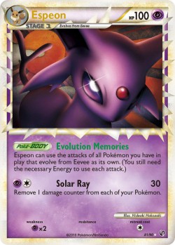 Carte Pokémon: Espeon