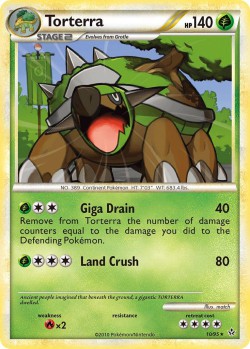 Carte Pokémon: Torterra