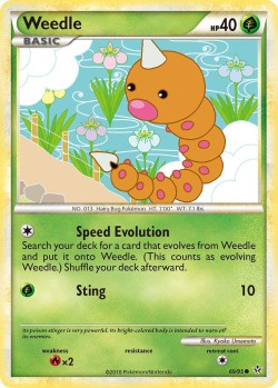 Carte Pokémon: Weedle