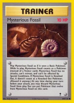 Carte Pokémon: Mystérieux Fossile