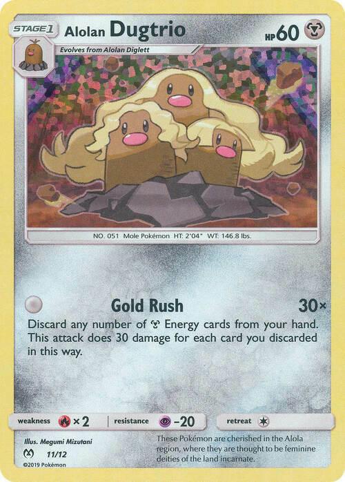 Carte Pokémon: Alolan Dugtrio [Triopikeur d'Alola]