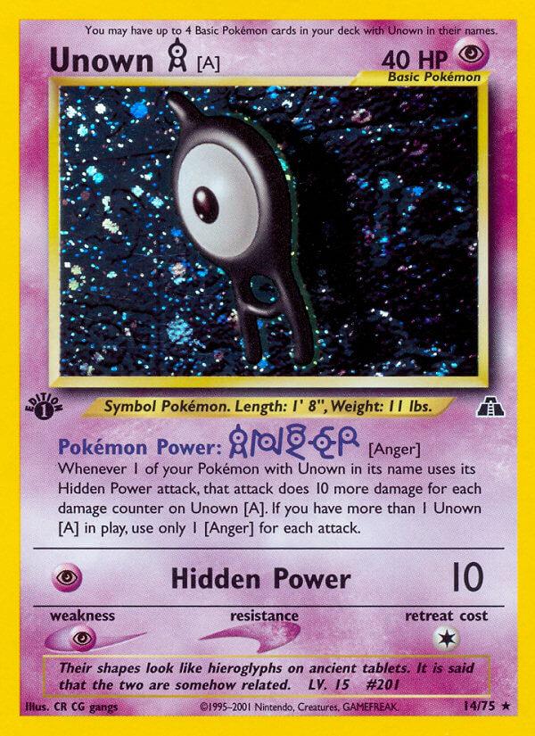 Carte Pokémon: Unown [A] [Zarbi [A]]