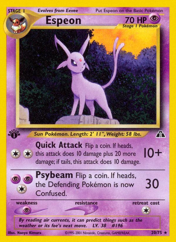 Carte Pokémon: Espeon [Mentali]