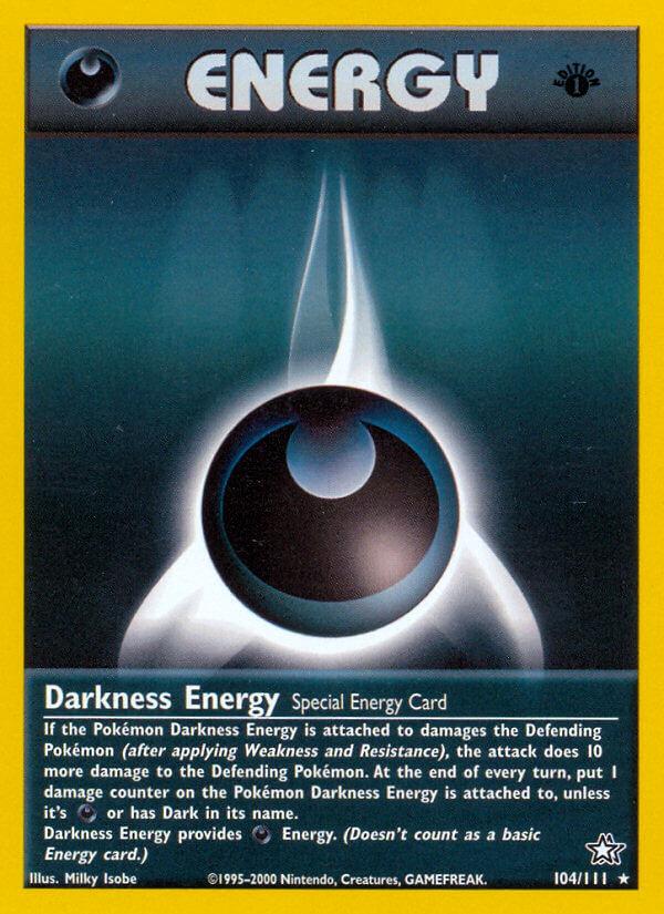 Carte Pokémon: Darkness Energy [Énergie obscurité]
