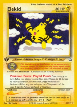 Carte Pokémon: Elekid