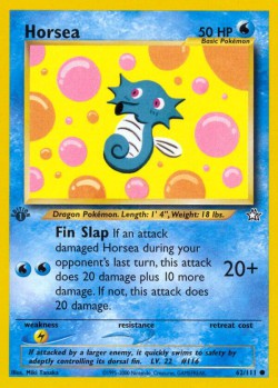 Carte Pokémon: Horsea