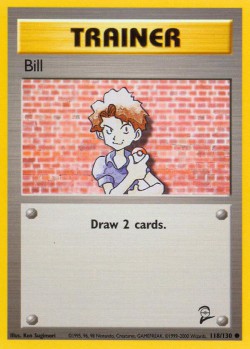 Carte Pokémon: Bill