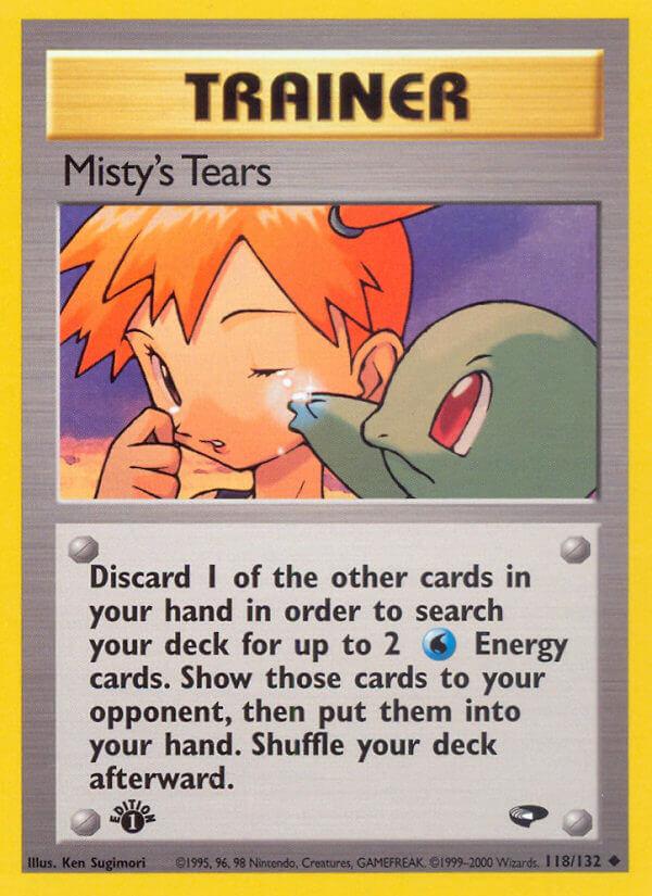 Carte Pokémon: Misty's Tears [Larmes d'Ondine]