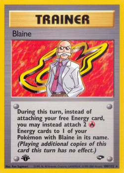 Carte Pokémon: Blaine