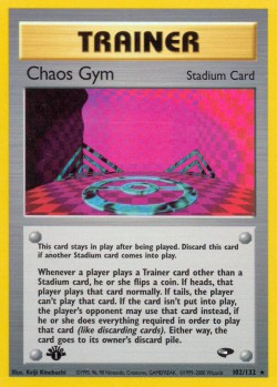 Carte Pokémon: Chaos Gym