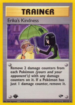 Carte Pokémon: Erika's Kindness