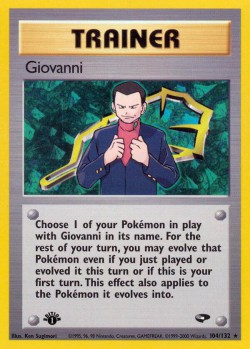 Carte Pokémon: Giovanni