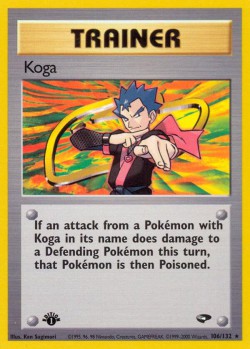 Carte Pokémon: Koga