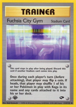 Carte Pokémon: Fuchsia City Gym