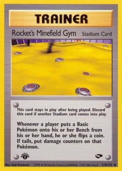Carte Pokémon: Rocket's Minefield Gym 