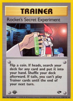 Carte Pokémon: Rocket's Secret Experiment