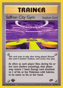 Carte Pokémon: Saffron City Gym
